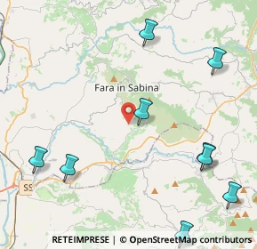 Mappa Via Fontevecchia, 02032 Fara in Sabina RI, Italia (6.48)