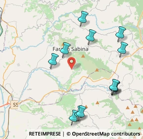 Mappa Via Fontevecchia, 02032 Fara in Sabina RI, Italia (4.91083)