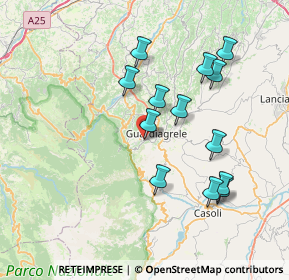 Mappa Via Sette Dolori, 66016 Guardiagrele CH, Italia (7.49)