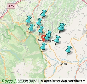 Mappa Via Sette Dolori, 66016 Guardiagrele CH, Italia (5.72538)