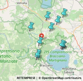 Mappa Strada Vicinale Pantano, 01010 Oriolo Romano VT, Italia (7.55455)