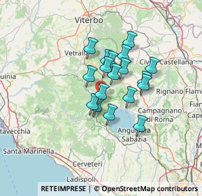 Mappa Strada Vicinale Pantano, 01010 Oriolo Romano VT, Italia (9.86222)