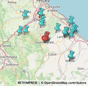 Mappa Via Grele, 66016 Guardiagrele CH, Italia (15.637)