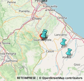 Mappa Via Grele, 66016 Guardiagrele CH, Italia (25.49636)