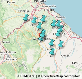 Mappa Via Grele, 66016 Guardiagrele CH, Italia (10.93929)
