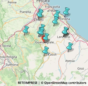 Mappa Via Grele, 66016 Guardiagrele CH, Italia (13.46333)