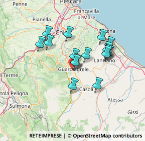 Mappa Via Grele, 66016 Guardiagrele CH, Italia (12.14813)