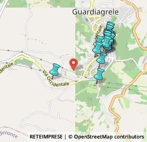 Mappa Via Grele, 66016 Guardiagrele CH, Italia (0.511)