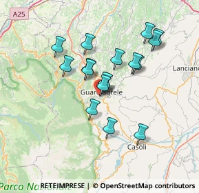 Mappa Via Grele, 66016 Guardiagrele CH, Italia (6.20706)