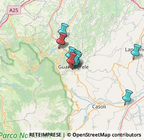 Mappa Via Grele, 66016 Guardiagrele CH, Italia (4.73455)