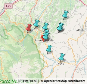 Mappa Via Grele, 66016 Guardiagrele CH, Italia (5.35083)