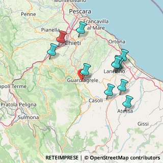 Mappa Via Occidentale, 66016 Guardiagrele CH, Italia (15.962727272727)
