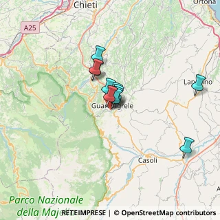 Mappa Via Occidentale, 66016 Guardiagrele CH, Italia (4.7490909090909)