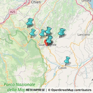 Mappa Via Occidentale, 66016 Guardiagrele CH, Italia (5.02077)