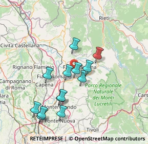 Mappa Via Giuseppe Mazzini, 02032 Fara in Sabina RI, Italia (14.61538)