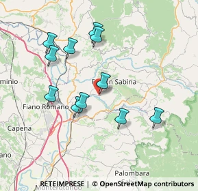 Mappa Via Giuseppe Mazzini, 02032 Fara in Sabina RI, Italia (7.4)