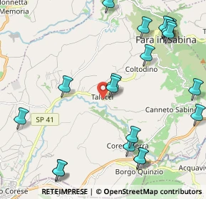 Mappa Via Giuseppe Mazzini, 02032 Fara in Sabina RI, Italia (2.841)