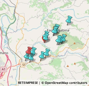 Mappa Via Giuseppe Mazzini, 02032 Fara in Sabina RI, Italia (2.924)