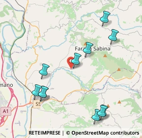 Mappa Via Giuseppe Mazzini, 02032 Fara in Sabina RI, Italia (4.88545)