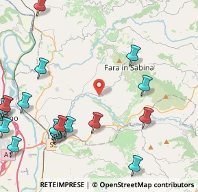 Mappa Via Giuseppe Mazzini, 02032 Fara in Sabina RI, Italia (6.418)