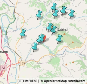 Mappa Via Giuseppe Mazzini, 02032 Fara in Sabina RI, Italia (3.77615)