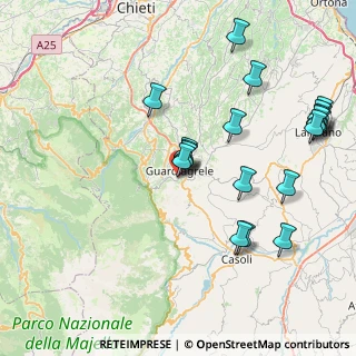 Mappa Via Urbino Paolo, 66016 Guardiagrele CH, Italia (9.4815)