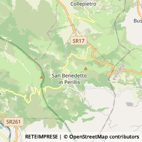 Mappa San Benedetto in Perillis