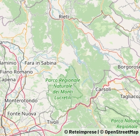 Mappa 02030 Poggio Nativo RI, Italia (17.4065)