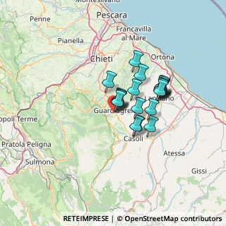 Mappa Via S. Donato, 66016 Guardiagrele CH, Italia (10.0295)