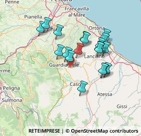 Mappa Contrada, 66016 Guardiagrele CH, Italia (13.10579)