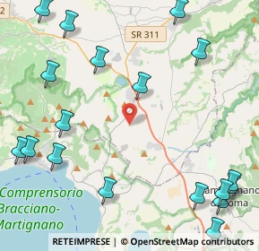 Mappa Via Grotte Finocchiara, 01030 Monterosi VT, Italia (6.717)