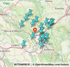 Mappa Piazza Don Luigi Sturzo, 67020 San Benedetto In Perillis AQ, Italia (11.5785)