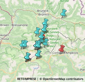 Mappa Badia - str. Lé 3 - str. Santa Croce, 39036 Badia BZ, Italia (11.03)