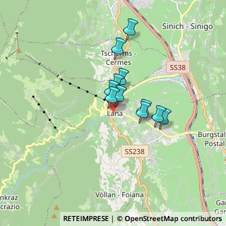 Mappa Via Gries, 39011 Lana BZ, Italia (1.14455)