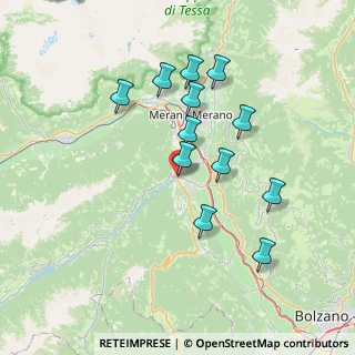 Mappa Via Gries, 39011 Lana BZ, Italia (6.60833)