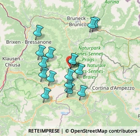 Mappa Parüs, 39030 Badia BZ, Italia (11.82875)
