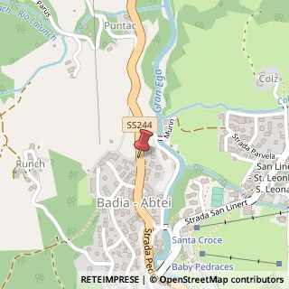 Mappa Pedraces, 2, 39036 Badia, Bolzano (Trentino-Alto Adige)