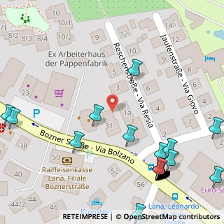 Mappa Via Bolzano, 39011 Lana BZ, Italia (0.08966)