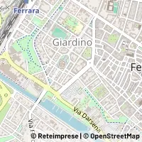 Mapa Ferrara