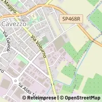 Térkép Cavezzo