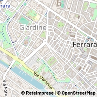 Map Ferrara