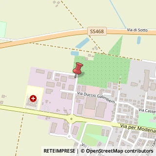 Mappa Via Fratelli Rosselli, 27, 41034 Finale Emilia, Modena (Emilia Romagna)