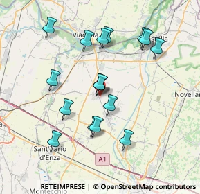 Mappa Via Palmiro Togliatti, 42028 Poviglio RE, Italia (6.95765)