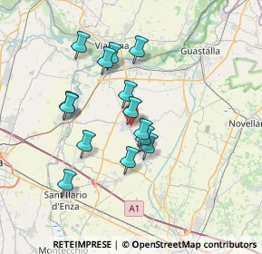 Mappa Via Palmiro Togliatti, 42028 Poviglio RE, Italia (6.12071)