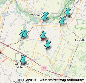 Mappa Via Palmiro Togliatti, 42028 Poviglio RE, Italia (7.16769)