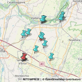 Mappa Via Palmiro Togliatti, 42028 Poviglio RE, Italia (8.10765)