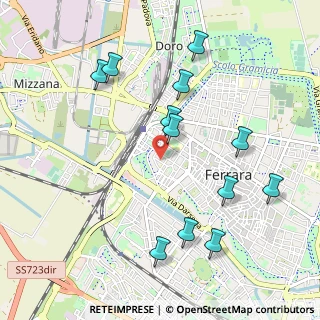 Mappa Via Castel Tedaldo, 44121 Ferrara FE, Italia (1.1)