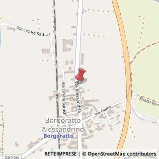 Mappa Via alessandria 38, 15013 Borgoratto Alessandrino, Alessandria (Piemonte)