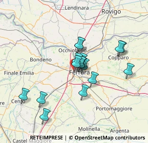 Mappa Via Arginone, 44122 Ferrara FE, Italia (11.50688)