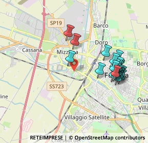 Mappa Via Arginone, 44122 Ferrara FE, Italia (1.965)